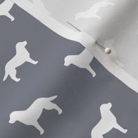 Labrador Retriever Cool Grey Silhouette