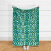 Diamond Kilim - Turquoise - Texture