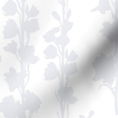 Delphinium silhouette - Oyster Grey