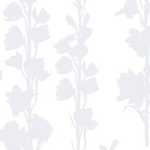 Delphinium silhouette - Oyster Grey