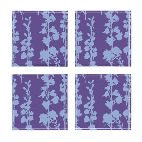 Delphinium silhouette - Ultra Violet Serenity