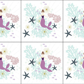 6 loveys: laguna mermaid single motif brunette