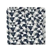 slate and navy triangles