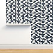 slate and navy triangles