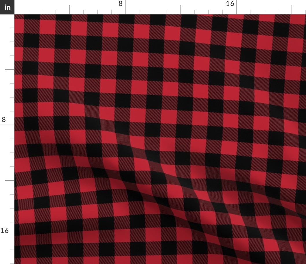 2 yard (42") - crib sheet layout - You are so deerly loved - buffalo plaid