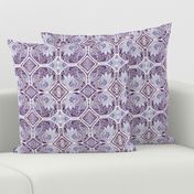 Purple Paisley Daisy Spin