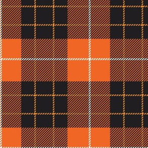 Orange Halloween Tartan