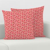 Tossed Watermelons - Pink texture - SMALL