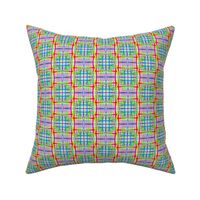 Bright Gauzy Checks - Small Scale