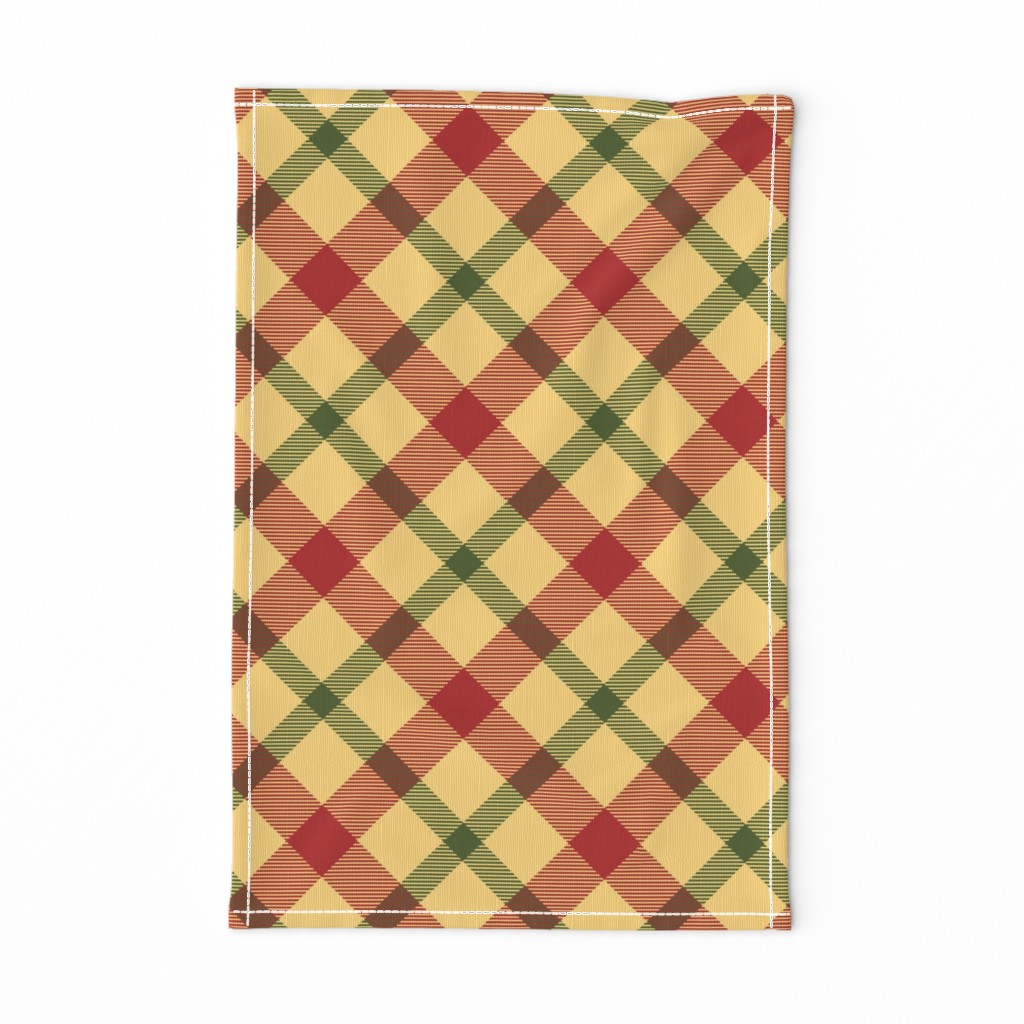 Holiday Plaid 3  - Diagonal