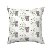 4" FLORAL BABY ELEPHANT VERSION 2