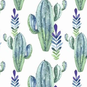 Cactus Western Watercolor 4