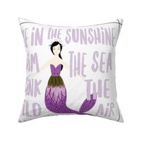 6 loveys: sparkle mermaids purple