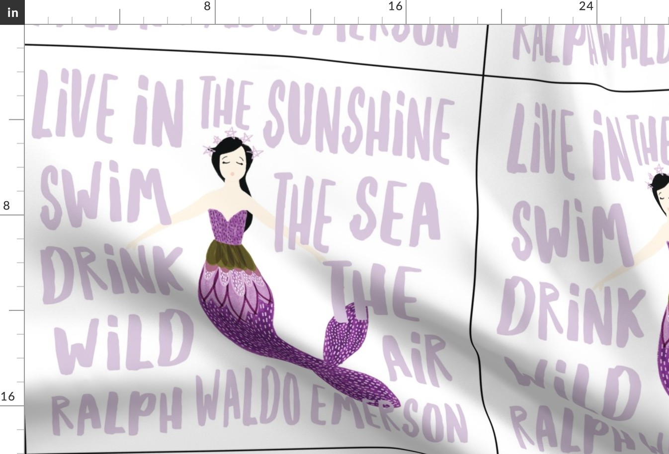 6 loveys: sparkle mermaids purple