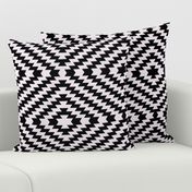 Modern Kilim - black and white