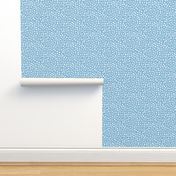 Snow bubbles - Arctic collection - white on pale blue