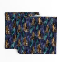 Tropical Animal Print Zebra Geometric Pattern