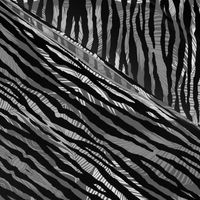 Tropical Animal Print Zebra Black White Grey Geometric Pattern