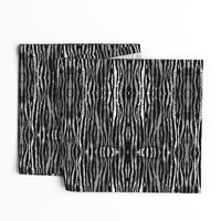 Tropical Animal Print Zebra Black White Grey Geometric Pattern