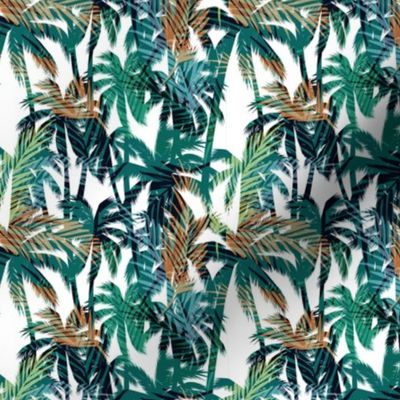 Palm Tree Tropical Summer Geometric Pattern