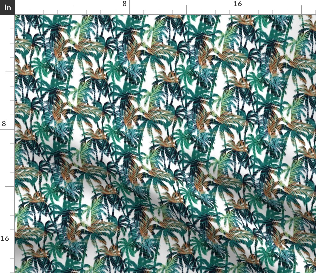 Palm Tree Tropical Summer Geometric Pattern