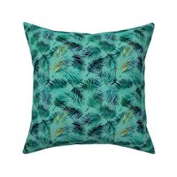 Palm Tree Tropical Summer Green Geometric Pattern