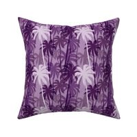 Palm Tree Tropical Summer Purple Geometric Pattern