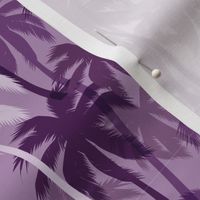 Palm Tree Tropical Summer Purple Geometric Pattern