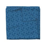 Plam Tree Tropical Summer Blue Geometric Pattern