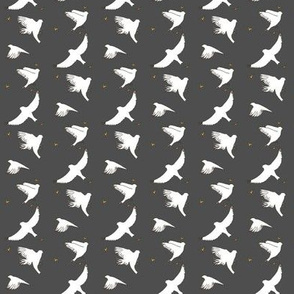 Birds in Flight_dark grey