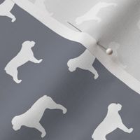 American Bulldog Cool Grey Background