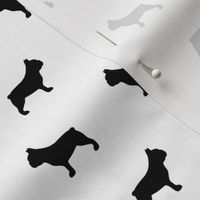 French Bulldogs Black Silhouette