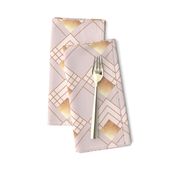 Modern Art Deco in Blush and Gold - large