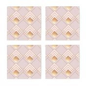 Modern Art Deco in Blush and Gold - large