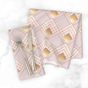 Modern Art Deco in Blush and Gold - large
