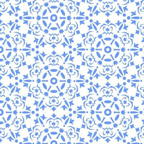 Snowflake medallion_blue