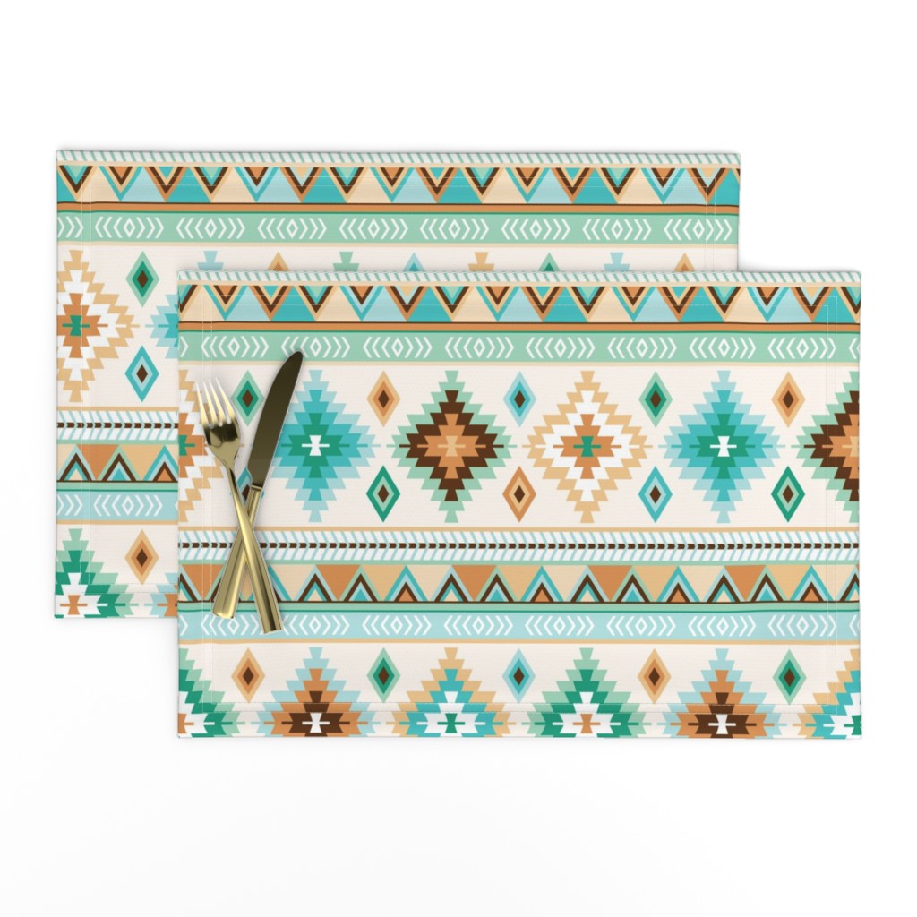 green and sand kilim