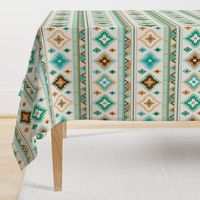 green and sand kilim