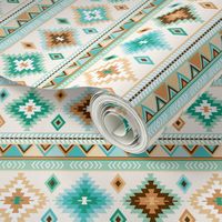 green and sand kilim - small