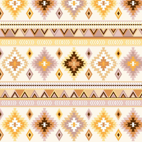 mustard and sand kilim