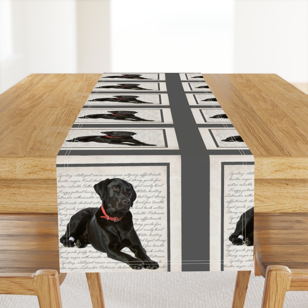 Black Lab Quilt/Pillow Panel