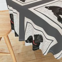 Black Lab Quilt/Pillow Panel