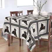 Black Lab Quilt/Pillow Panel