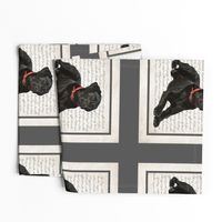 Black Lab Quilt/Pillow Panel