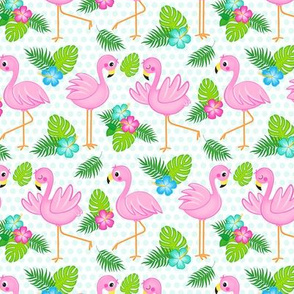 Tropical Flamingo Deluxe Magnetic Wallpaper