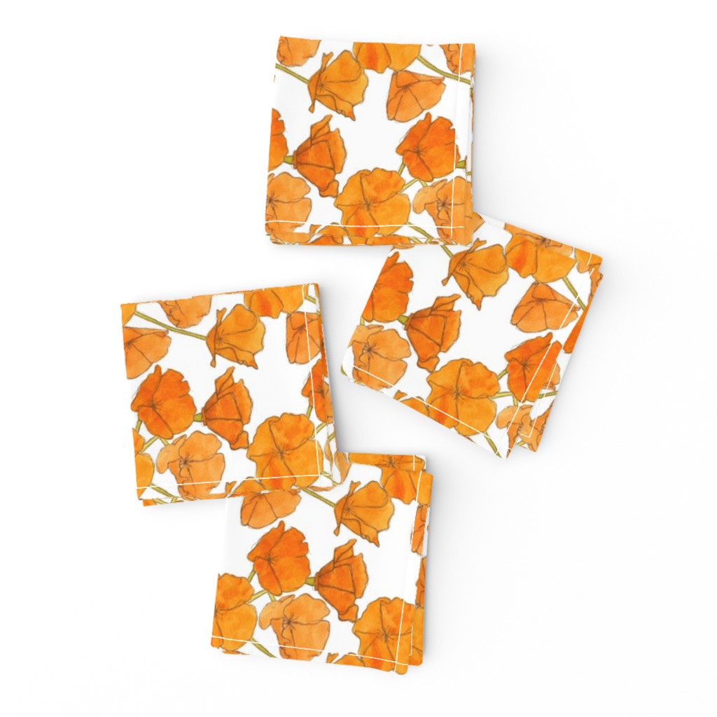 California Poppy Pattern (Small)