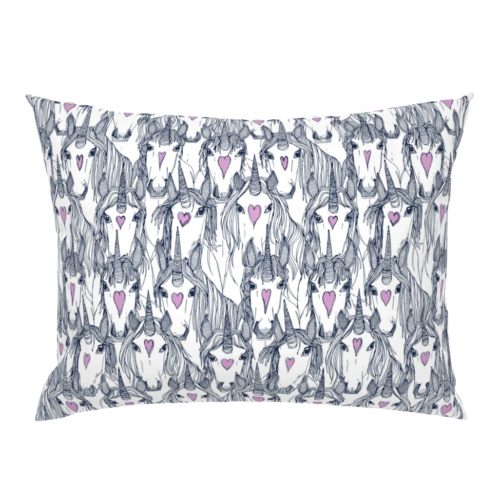 unicorn love navy orchid