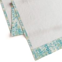 palms batik - teal