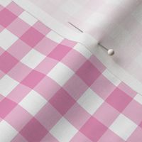 1/2” Gingham Check (pink petunia) Joy collection