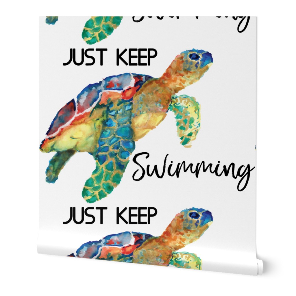 Just keep swimming turtle mini size